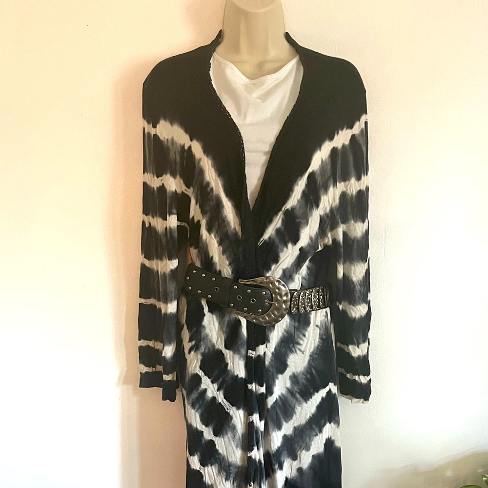 Shibori Style Tie-Dye Kimono
